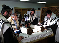 Ahavas Torah Center bima & mechitza